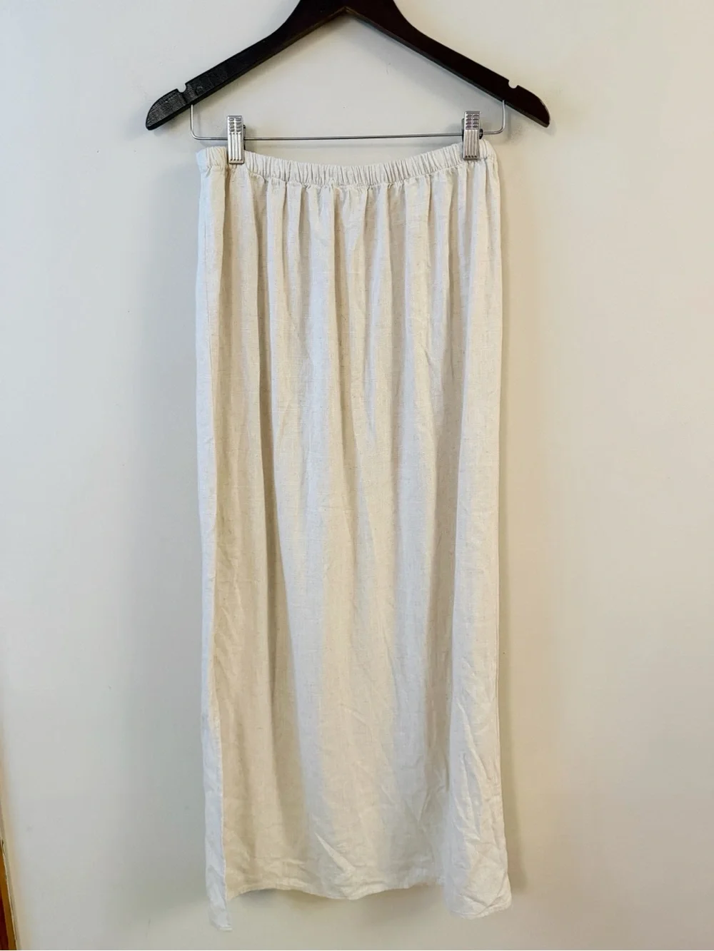 Song of Style by Aimee Song Revolve Linen Blend Midi Skirt Size Small